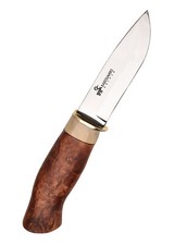 Jagdmesser Survival mit Feuerstahl & Diamant-Schleifstein, Karesuando