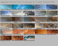 Metallic Mica Epoxy Concrete Garage Floor Countertop Paint Coating Pigment Kit z
