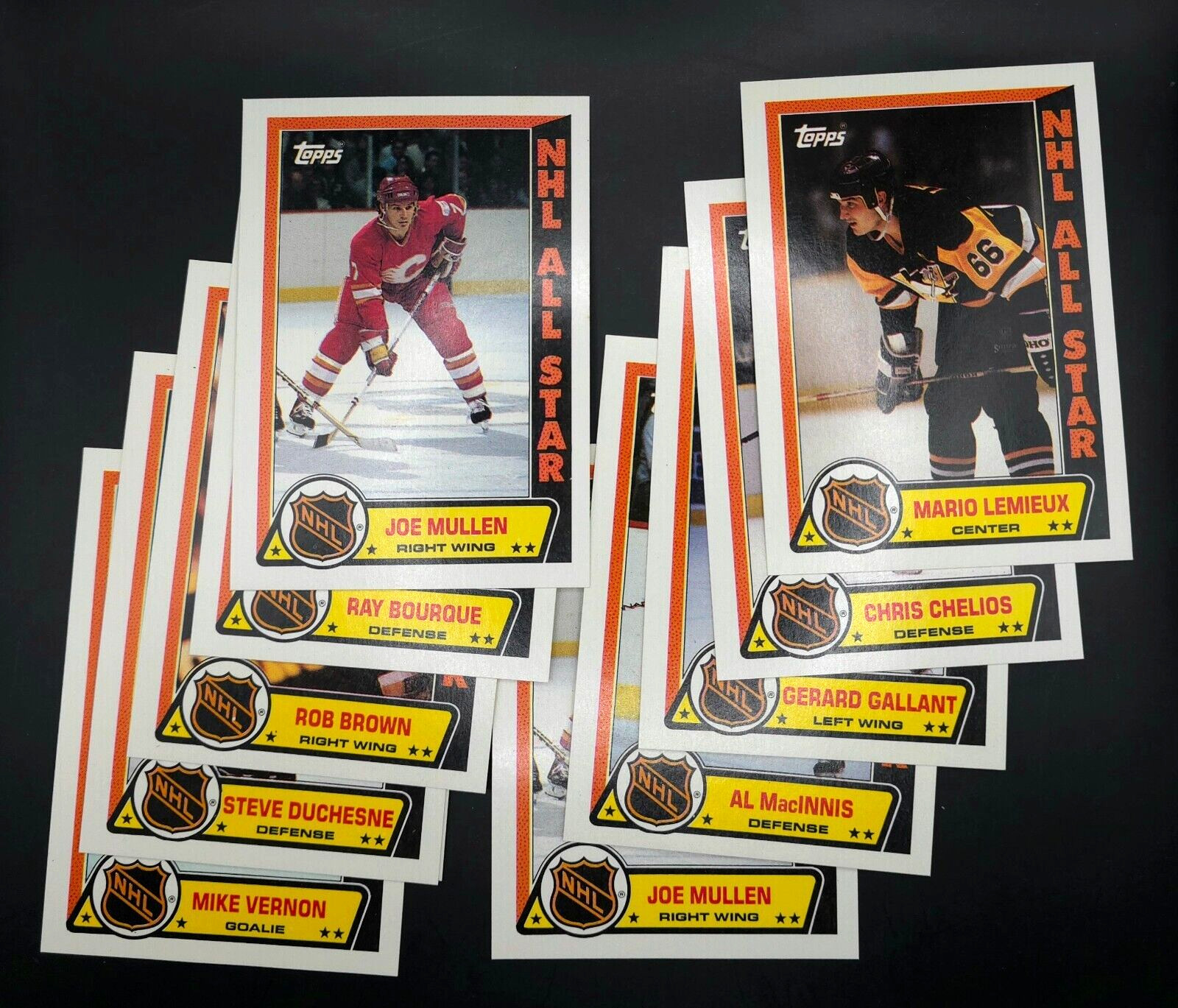 1989-90 Topps Hockey NHL All Star Stickers Insert Singles You Pick