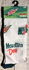 Mountain Dew Print Novelty Crew Socks - Men s Size 6-12 - D003