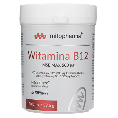 Dr Enzmann Vitamin B12 MSE MAX 500 mcg 120 Kapseln