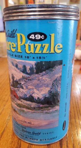 Vtg Series202 Whitman Deluxe Guild “Sunny Cove” Picture Puzzle 340 Piece 18x15 ½ - Picture 3 of 5