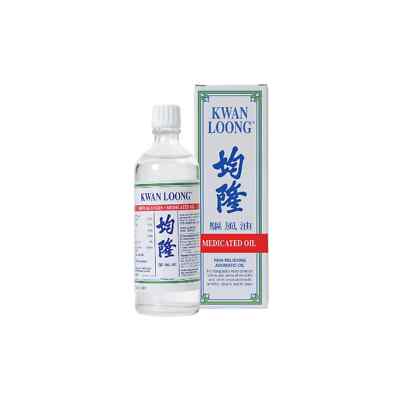 5 X Kwan Loong Medicated Oil 15ml with Menthol & Eucalyptus Oil