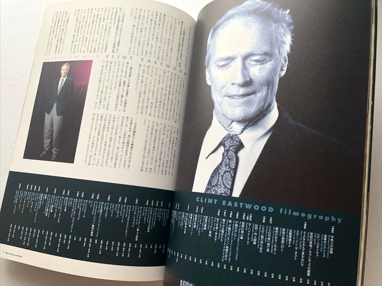 Clint Eastwood Morgan Freeman Million Dollar Baby Movie Souvenir Program Book Ebay