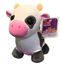 Adopt Me! Pets Cow Plush Animal Uplift Games 2023 Roblox Stuffed Toy NEW w/ CODE