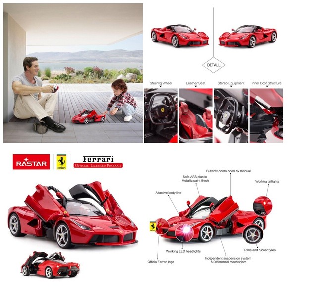 rastar ferrari manual