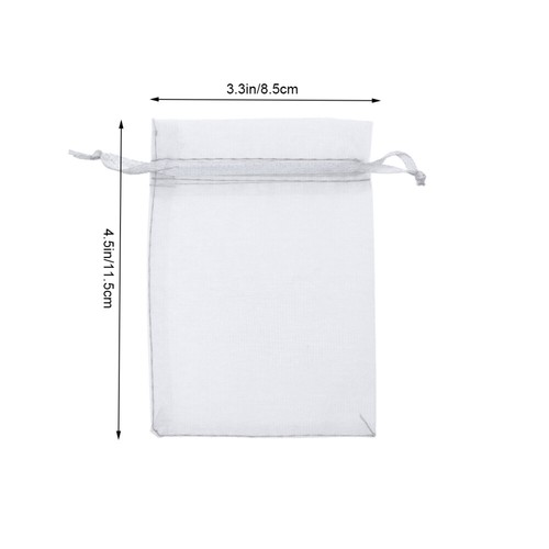 100 stücke kordelzug organza geschenk taschen schmuck und süßigkeiten für - Bild 2 von 12