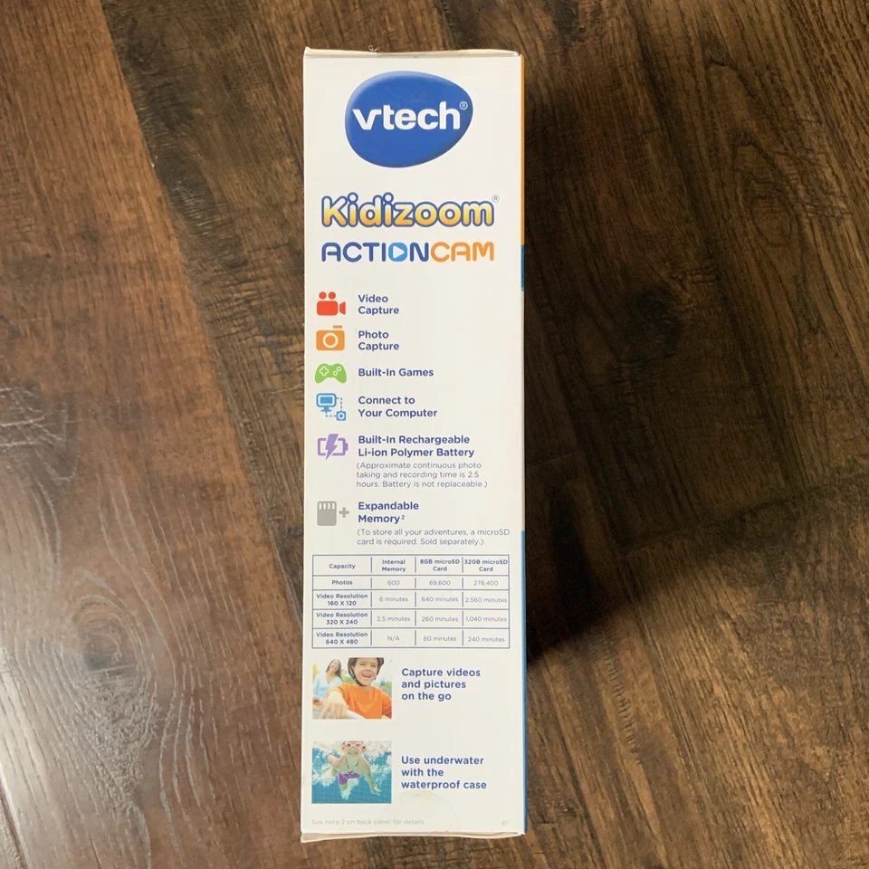 New Vtech Kidizoom Action Cam Waterproof Camera for Kids  - Image 2 of 4