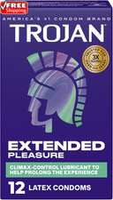 Extended Pleasure Condoms, Condoms, 12 Count