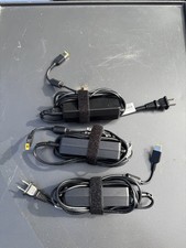 LOT OF 3 Genuine Lenovo ThinkPad ADLX65NCC2A 65W IdeaPad AC Power AdapteR