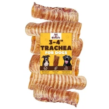 Beef Trachea - 3-4 Inch - 50 Pack - Trachea Treats for Dogs - Natural Source ...