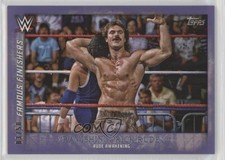 2015 Topps WWE Undisputed Famous Finishers Purple 3/50 Ravishing Rick Rude d9r