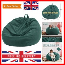 3 ft Bean Bag Chair Cover No Filler for Adults and Kids 300L Extra Large Stuf...