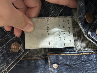 Levi s LVC 70505-0250 Andy Warhol FRAGILE Jeansjacke Gr. 36 Made In USA