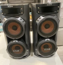 Pair of Sony Model: SS-ZX6 Bookshelf Speakers, Tested & Working Very well