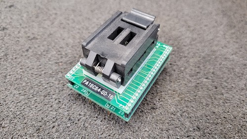 Logical Systems PA16C64-QD-16 TQFP 44 to DIP40 Chip Programmer PIC16C64