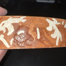 Tony Lama Belt Size 42 Moderate-lite Use About 30 Years Old. Vintage Tony Lama