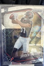 2025 Panini Prizm - Rookies Jayden Higgins #376 Lazer Prizm (RC)