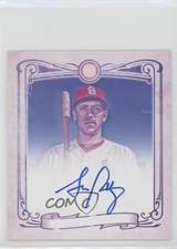2017 Gypsy Queen Chewing Gum Mini Missing Black Plate Stephen Piscotty Auto 4w3