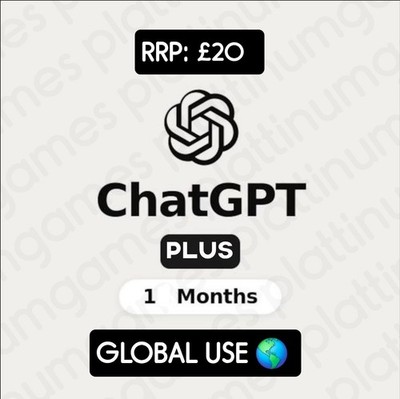   ChatGPT Plus 1 Month Global Official 