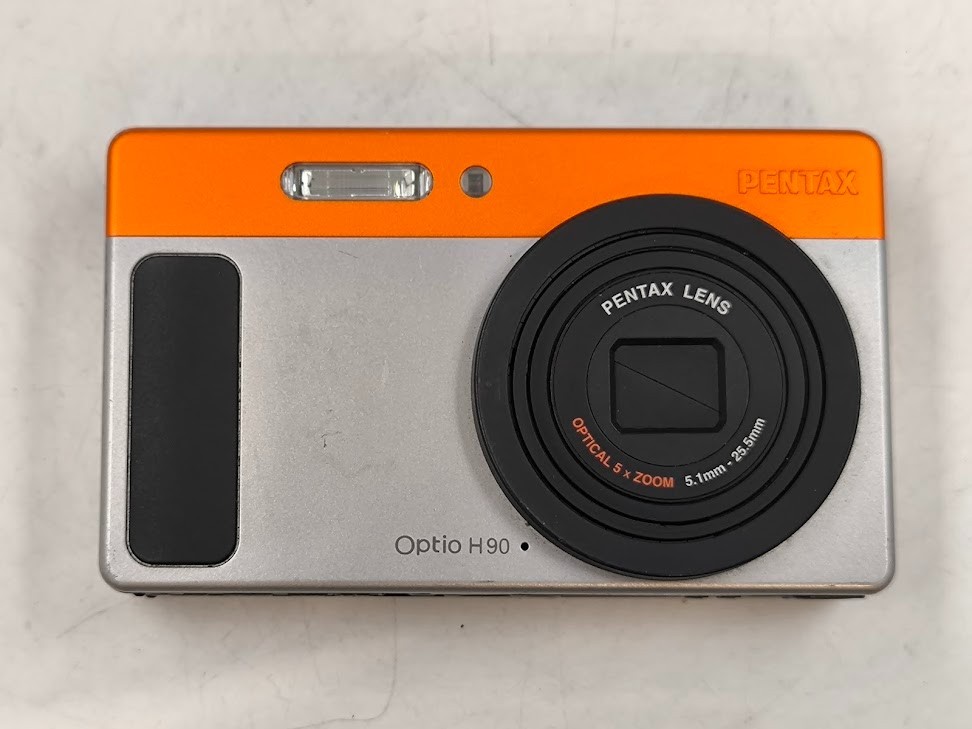 Pentax Optio H90 12.1 MP Digital Camera Orange - Not Working For