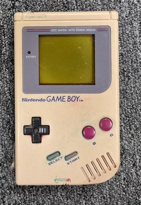 Nintendo Game Boy Launch Edition System Original GB Gray For Parts!