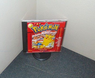 Pokemon Project Studio Rote Version PC Software Jewel Case sehr guter Zustand