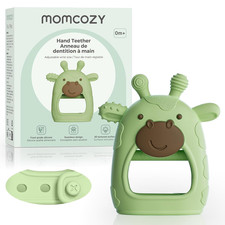 Baby Teether Toys  Food Grade Silicone Teether Baby Toys  Green