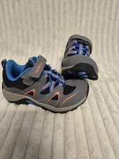 Kids Merrell Trail Chaser JR Kids' Athletic Sneakers Gray Blue Black 8.5W