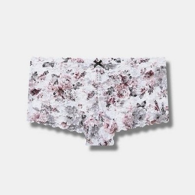 Torrid Simple Lace Mid Rise Cheeky Panty Floral Plus Size 4 4X