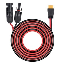 20ft XT60 Female to Solar Connector Solar Panel Extension Charging Cable 12 AWG