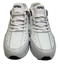 Apex V854M Voyage Lace Walker Orthopedic Shoes Mens 9.5 Wide White Blue