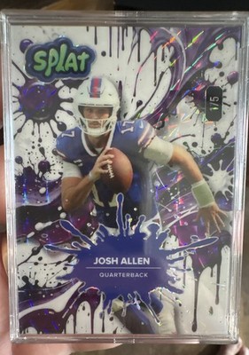 2025 Wild Card Splat - Josh Allen SBPUR05-JA Purple Lava Foil /5