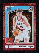 2024 Donruss Optic Rated Rookie Choice Red Prizm 69/88 Donovan Clingan #272 02ez