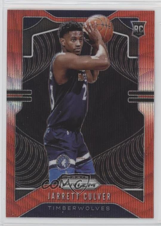2019-20 Panini Prizm Rookie Ruby Wave Prizm Jarrett Culver #252 ne4