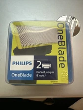 Philips Norelco OneBlade Shaving Replacement Blades 2 Razor QP220/50 New Genuine