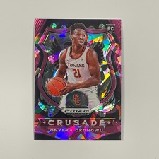 2020 Panini Prizm Draft Picks #85 Onyeka Okongwu Rookie Crusade Card. rookie card picture