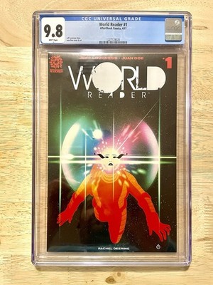 World Reader #1 Juan Doe  Variant Cover (Aftershock Comics April 2017) CGC 9.8