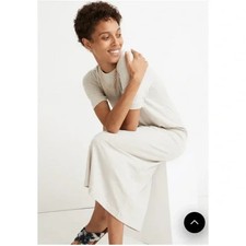 Madewell Midi Tee Dress in Oatmeal Size XS