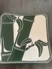 Lee  ceramics Hawaii Art Pottery Signed Square Plate Bamboo Vintage 7 1/2” — photo 1