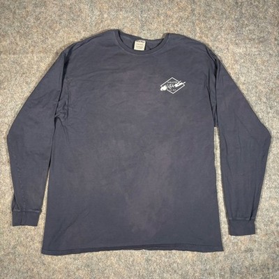ComfortWash Long Island South Shore Fishing Carleton NY Shirt Mens 2XL Blue