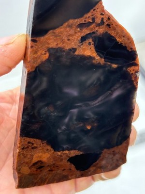 Tri-flow Sheen/Lace Obsidian Slab Lapidary Cabbing Knapping Combo ship avail