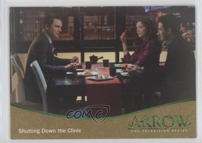 2015 Cryptozoic Arrow Season 1 Gold 8/40 Malcolm Merlyn Tommy Laurel Lance 7n2