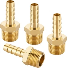 KOOTANS 5/16″ Barb to 3/8 NPT Male Thread, Thread 