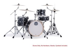 Set batteria Mapex Mars acero nero opaco BOP 18x14_10x7_14x12_14x5 conchiglie | Rivenditore