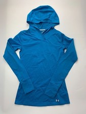 Under Armour Women's S Blue Fitted Heatgear Pullover