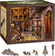 Book Nook Kit, Kit Fai Da Te in Miniatura per La Casa Delle Bambole per Ragazzi 