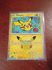 Carta Promo Pikachu 30° Anniversario 029/128 07/30