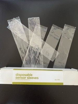 500 X-Ray Sensor Sleeves 8'' x 1-3/8'' Disposable Dental Barrier Cover
