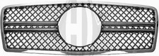 DIEDERICHS K&uuml;hlergitter f&uuml;r Mercedes-Benz E-Klasse W210 S210 chrom/schwarz
